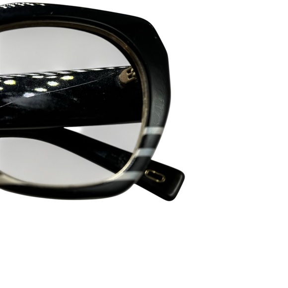 MARC By Marc Jacobs MARC 313/G/S 7LLFQ Black White striated cat eye frames - Picture 3 of 8